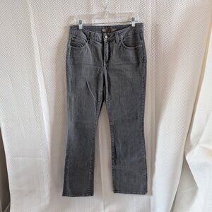 Miraclebody by Miraclesuit Shaping bootcut jeans Gray size 12 Embellished pocket